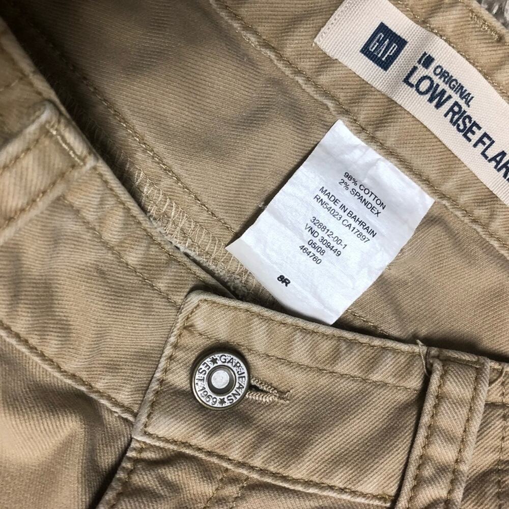 GAP Low Rise Flare Size 8R - Picture 2 of 7